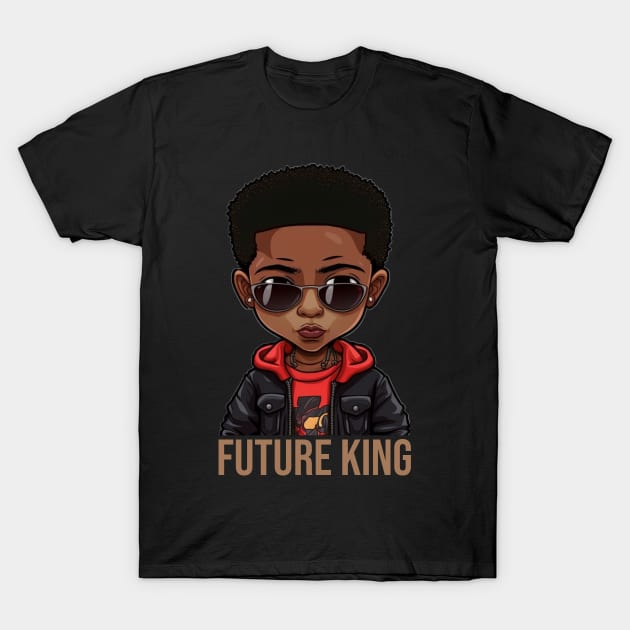 Future King, African American Child T-Shirt by UrbanLifeApparel